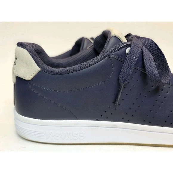 Mens Size 10 K-Swiss Court Casper Tennis Sneakers Navy Blue - Picture 3 of 10